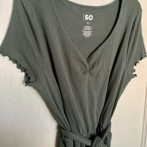 SO brand belted romper